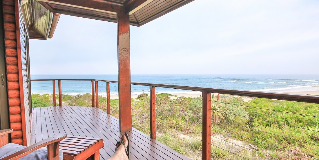 View from the stoep at JBay House accommodation